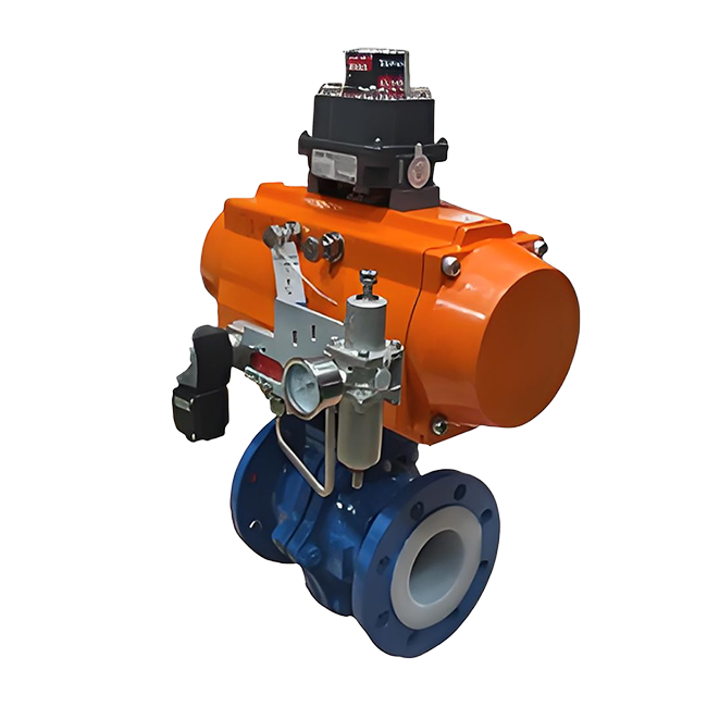 PFA-lined Ball Valve